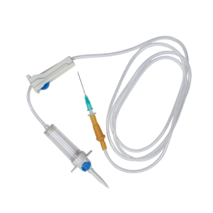 Medische steriele infuusset met Luer-slip of Luer-lock