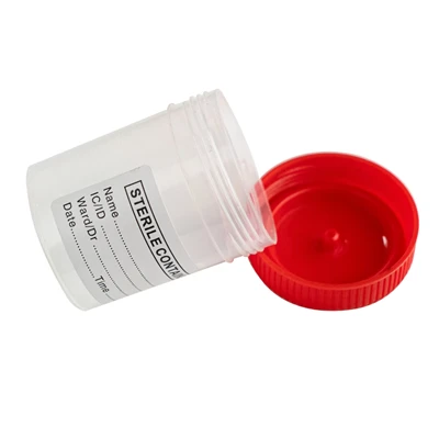 Medische plastic 40 ml ontlastingcontainer urinebeker